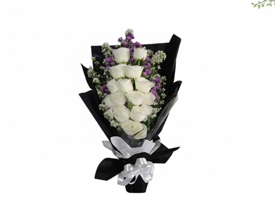 Hand Bouquet Pure Innocence White