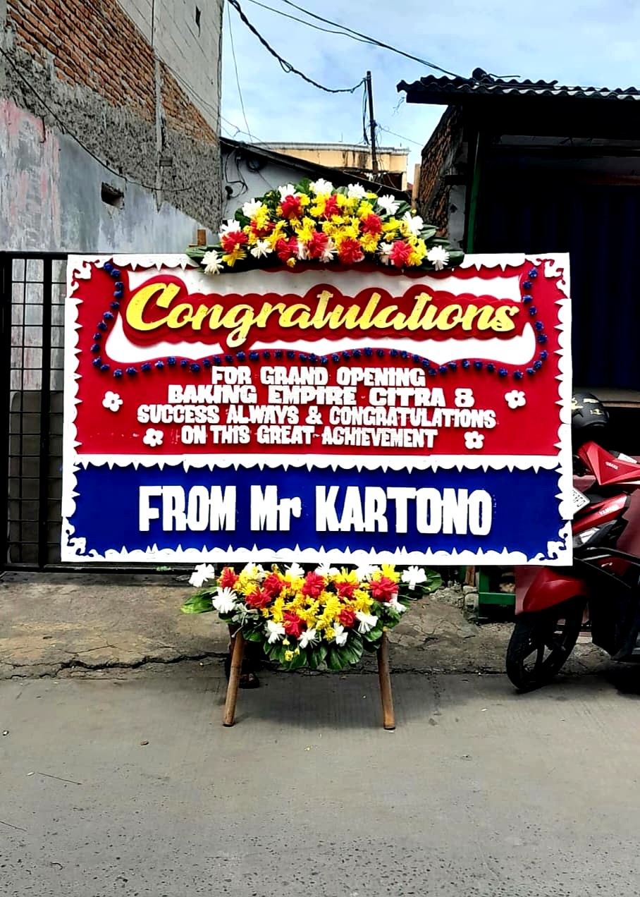 Congratulations 2 x 1.25m Tipe 8