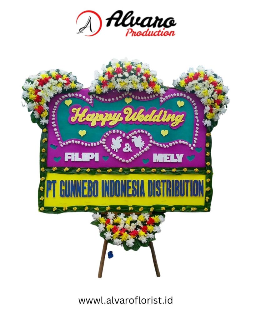 Bunga Papan Wedding Adoria Jambul 3 Harga 800 rb Gratis Ongkir Jakarta Alvaro Florist Id 10