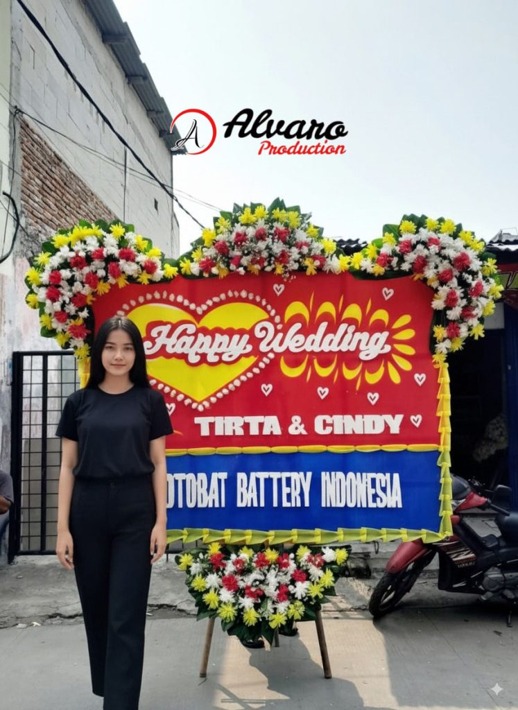 Alvaro Florist Papan Bunga Pernikahan Adoria, Pilihan Terbaik dengan Gratis Ongkir Jakarta